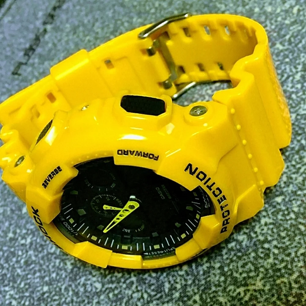 Casio Bumble Bee Triple Gold & Black Premium G-Shock